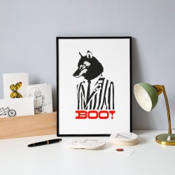 Affiche Loup Boo ! -...
